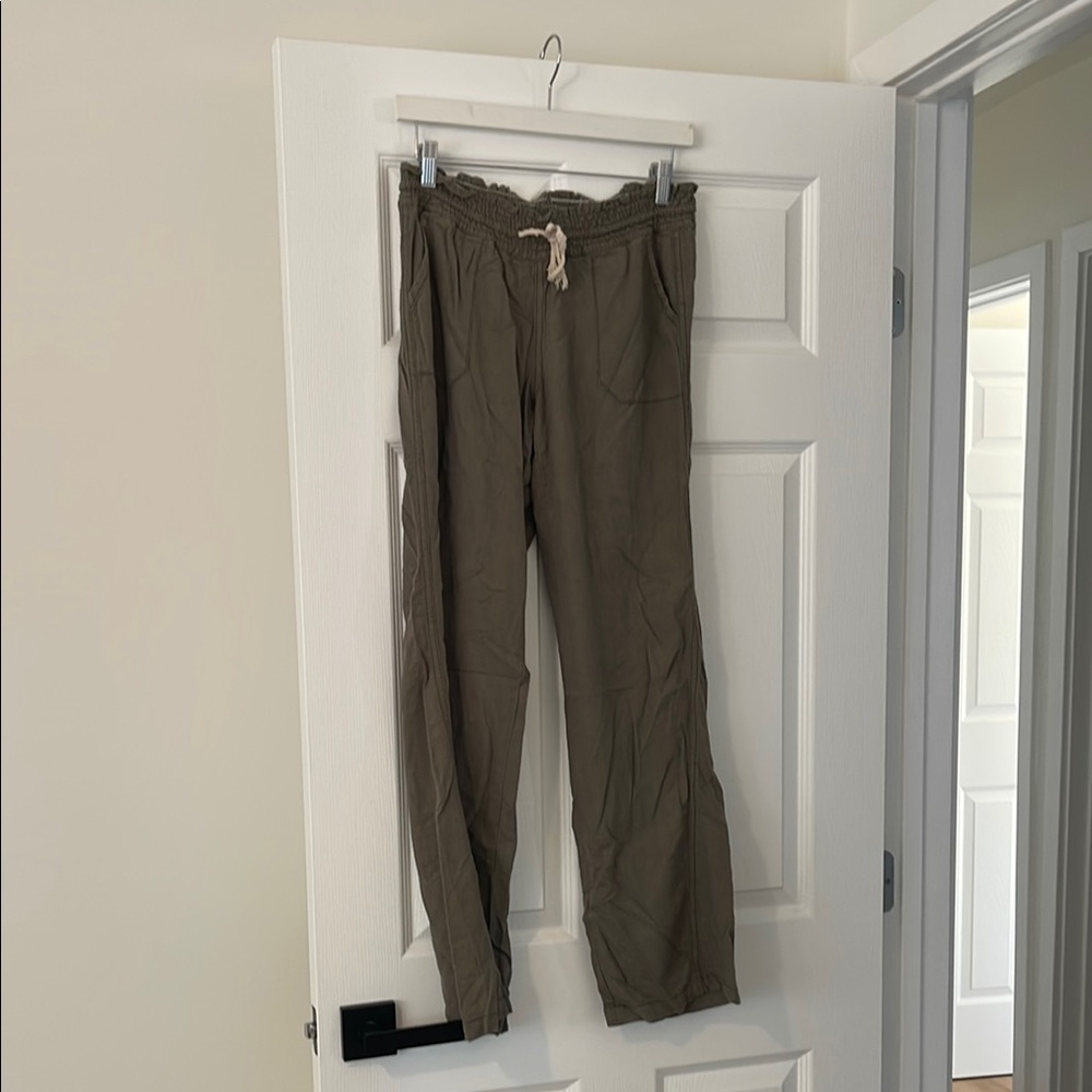 Linen Drawstring Pants